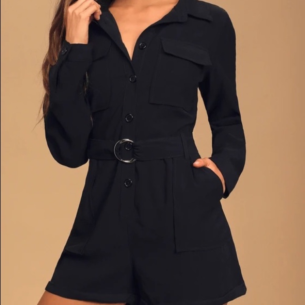 Black Lulu’s Romper sm